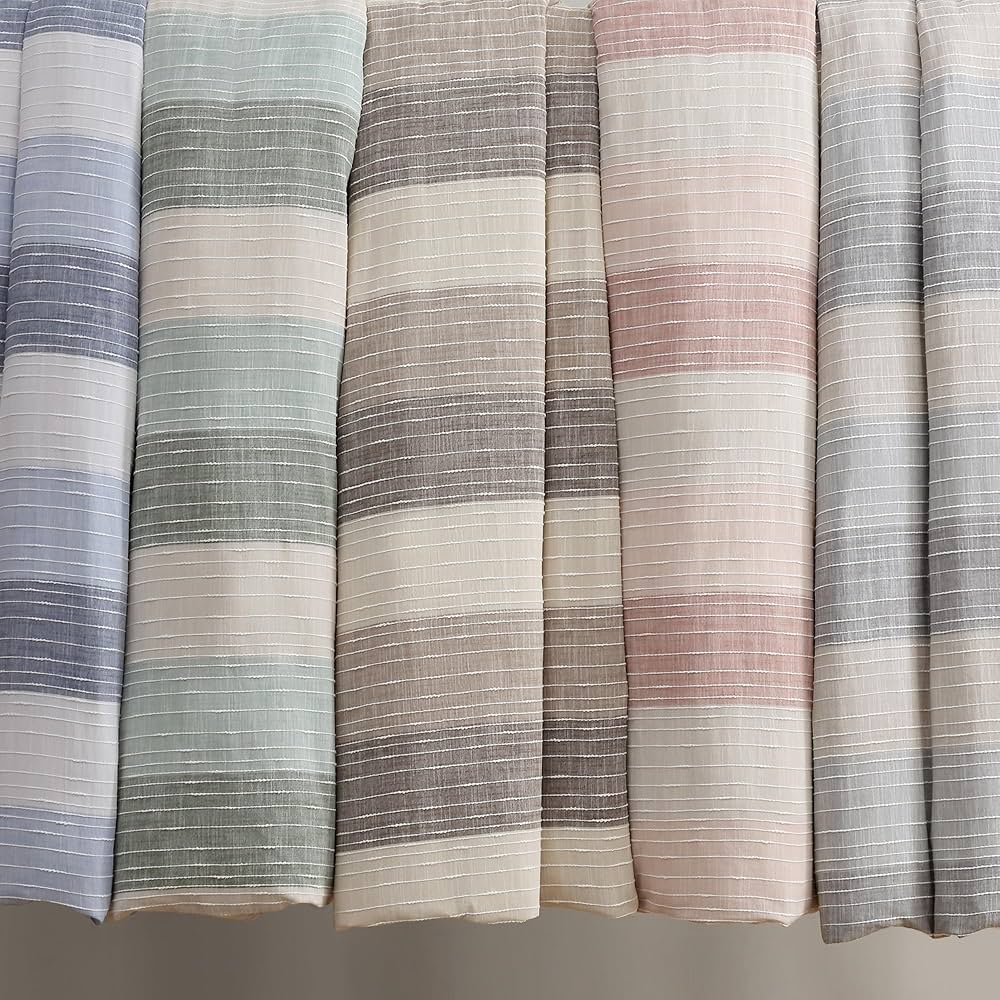 Levtex Home - Sand Stripes Blue Duvet Cover Set - King Duvet